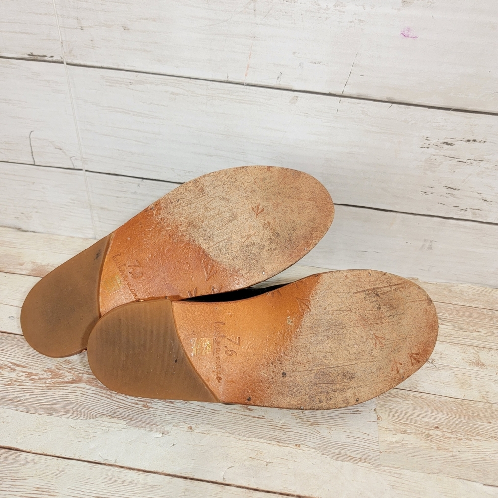 Beek Seagull  Mules in black leather - Picture 7 of 11